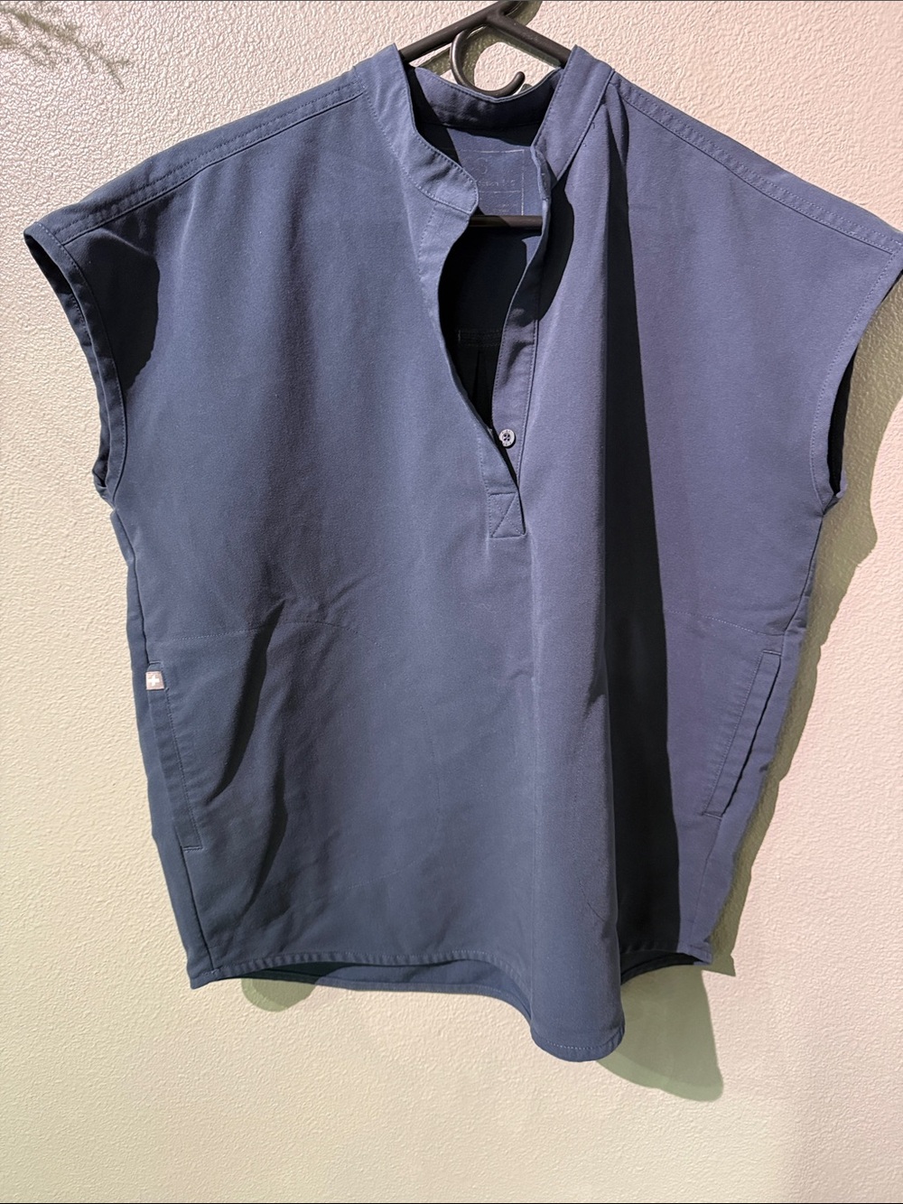 Figs Rafaela Split-Neck Tunic size small. Dark Harbor PO#3019